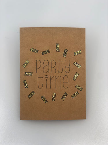 Party Time Birthday Card