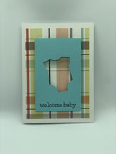 Load image into Gallery viewer, handmade baby card