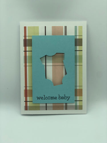 handmade baby card