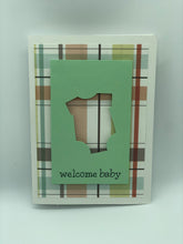 Load image into Gallery viewer, handmade baby card