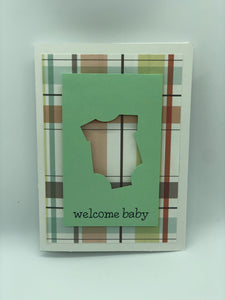 handmade baby card