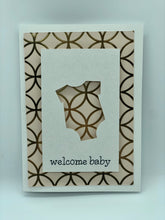 Load image into Gallery viewer, handmade baby card