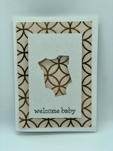 handmade baby card