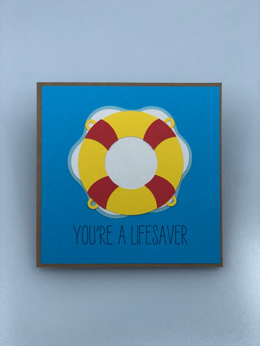 handmade thank you card