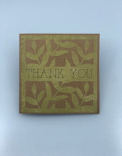 Load image into Gallery viewer, hand made greenery thank you card